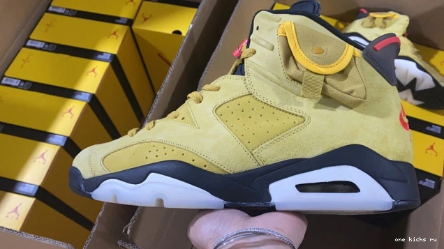 Chep Onekick CN1084-300 6 X JORDAN TRAVIS SCOTT YELLOW AIR 0811